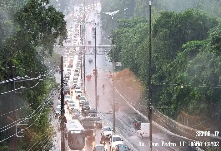 Meteorologia amplia alerta de fortes chuvas em João Pessoa