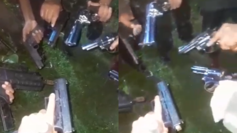 Grupo publica vídeo com armas e troca tiros com a PM; quatro morrem