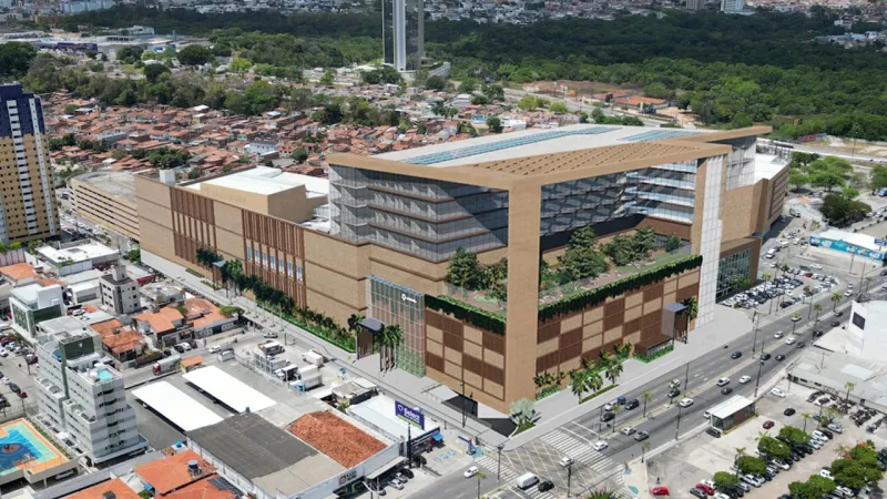 Manaíra Shopping anuncia nova fachada, seis pavimentos e jardim na cobertura, em JP