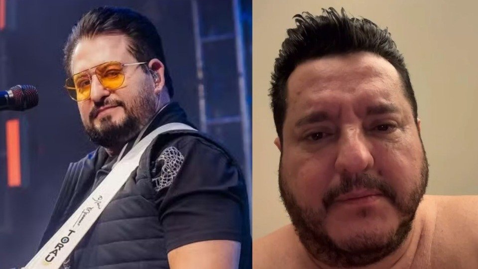 Marrone, da dupla Bruno & Marrone, sofre queda durante show e assusta fãs