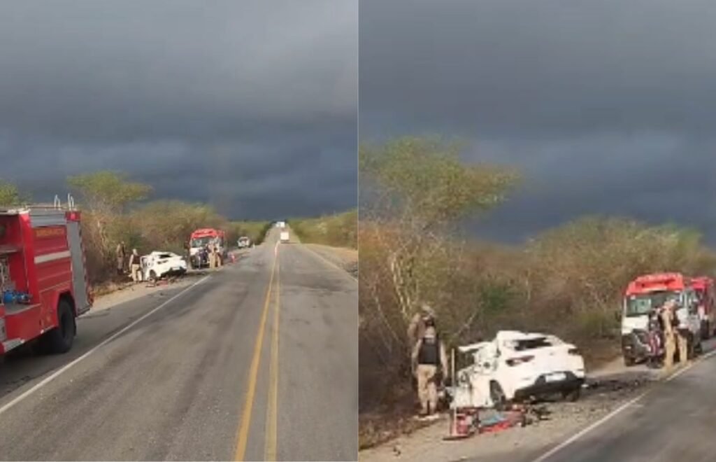 Criança e mais quatro pessoas morrem em acidente grave na BR-230, na PB