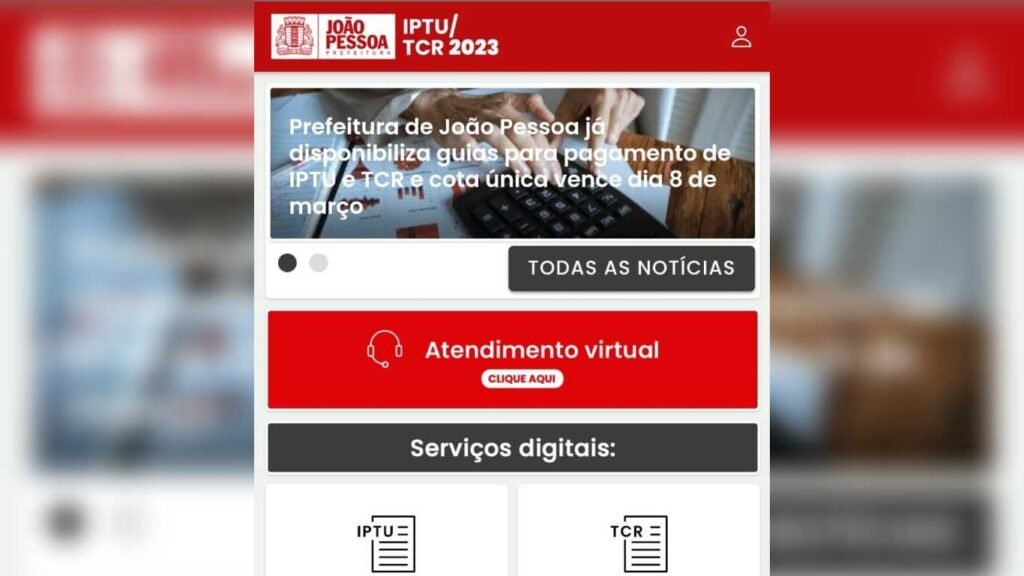 IPTU e TCR 2026: confira o calendário de pagamento em João Pessoa