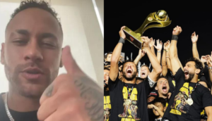 Neymar liga para jogadores do Botafogo-PB para parabenizar pelo título