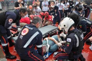 Profissionais da saúde participam de Simulado de Incidente no Parque do Povo