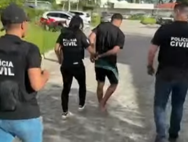 Homem é preso após agredir companheira na frente da filha de dois anos, em João Pessoa
