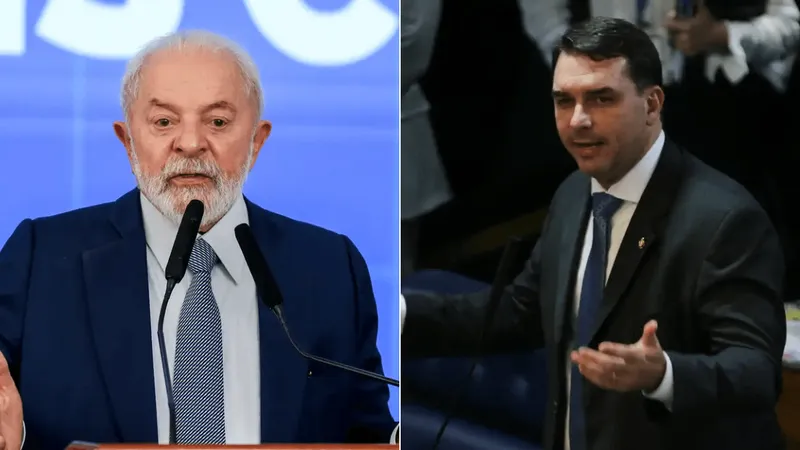 Lula tem 39% e Flávio Bolsonaro cai para 29% no 1º turno, revela pesquisa