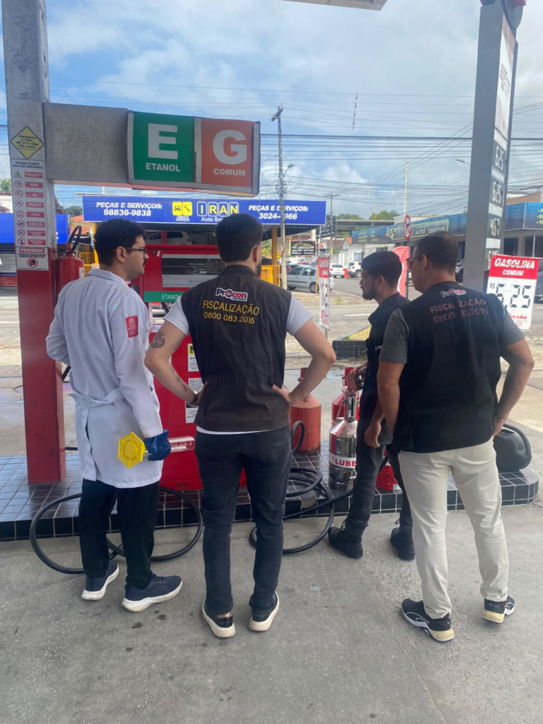 Bombas de gasolina com etanol acima do permitido são interditadas em posto de combustível de JP
