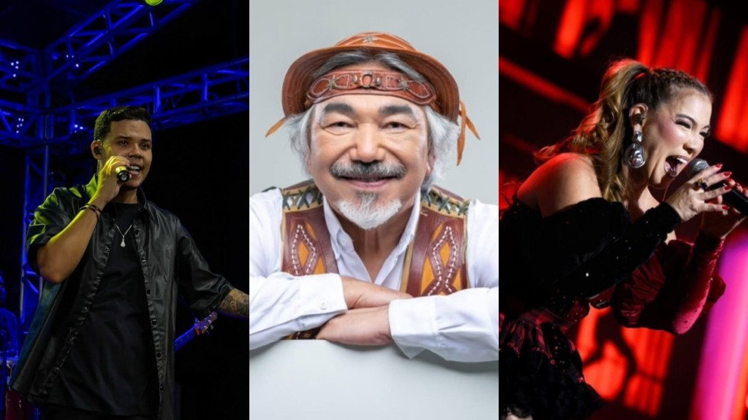 Santanna, o Cantador, Fabiana Souto e Jotinha sobem ao palco da Festa das Neves