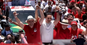 ‘O Nordeste não foge à luta e está com Lula’, diz Lucas em ato em Natal, no RN